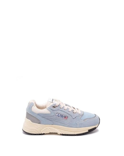 Autry White 'Hyperway Low' Sneakers