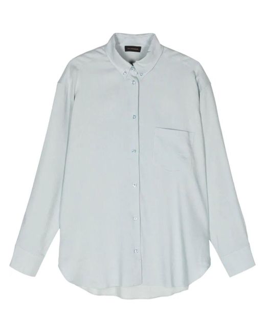 ANDAMANE White `Robbie` Oversize Button-Down Shirt