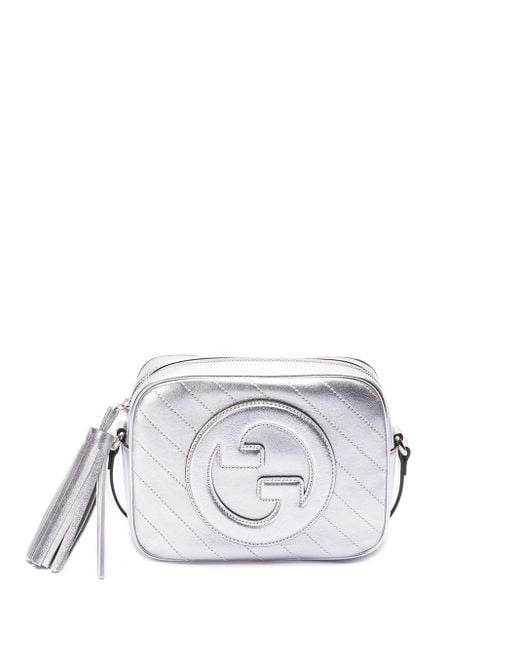 Gucci White ` Blondie` Small Shoulder Bag