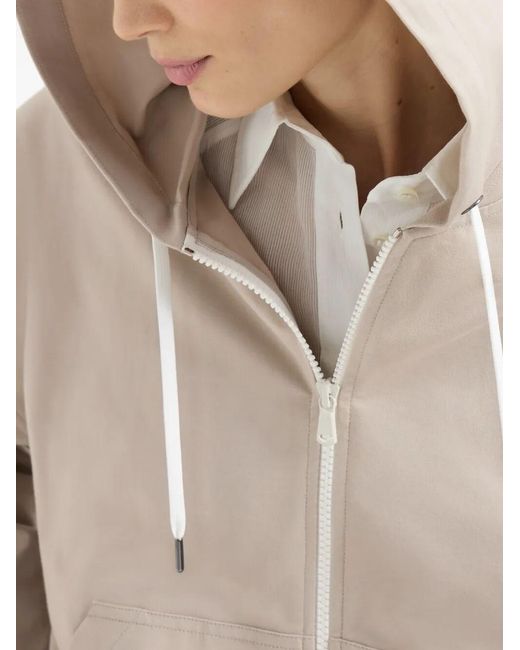 Brunello Cucinelli Natural Couture Interlock Hoodie