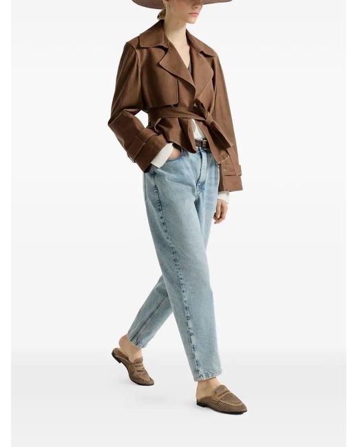 Brunello Cucinelli Blue Denim Baggy Jeans