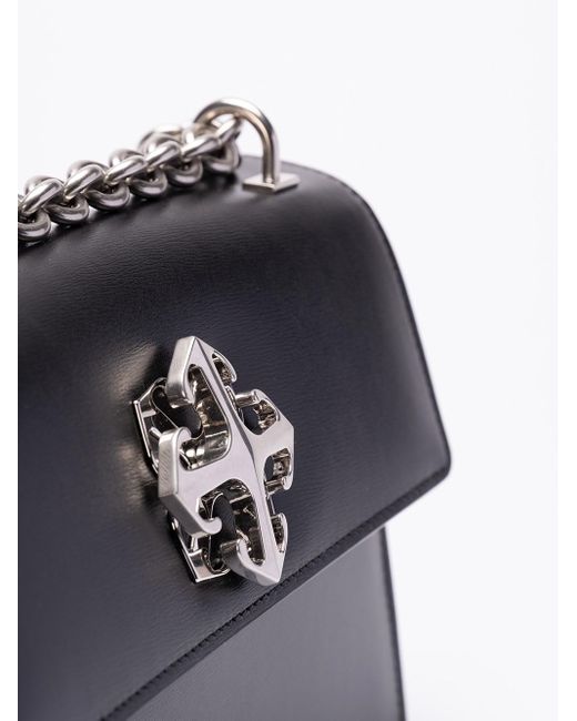 Off-White c/o Virgil Abloh Black Off `Jitney 2.0` Shoulder Bag With Chain