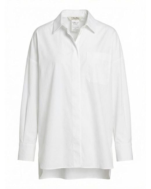 Max Mara White Cotton Shirt