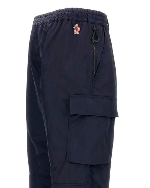 Moncler Blue Pants for men