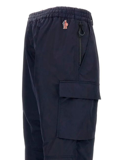 Moncler Blue Pants for men