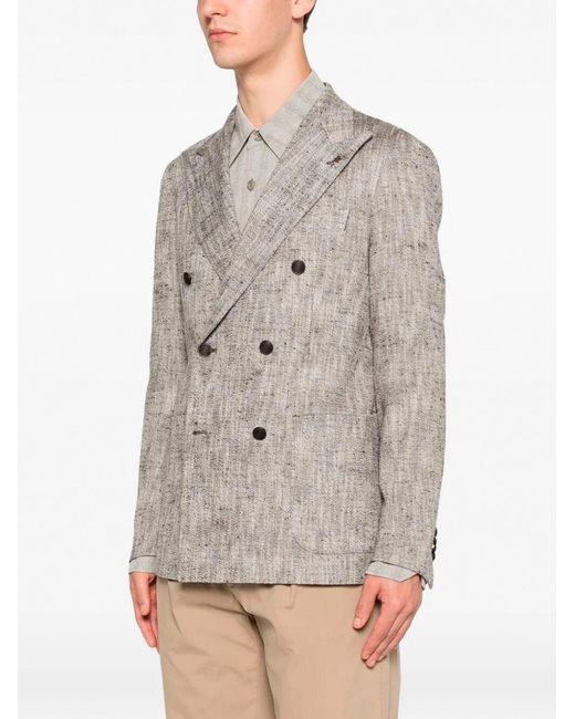 Tagliatore Gray 'Vesuvio' Jacket for men
