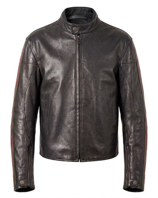 Gucci Gray Biker Jacket for men