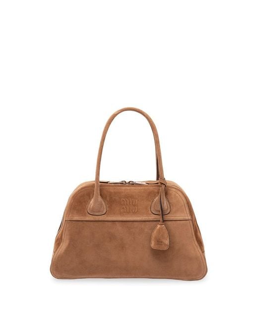 Miu Miu Brown Suede Bag