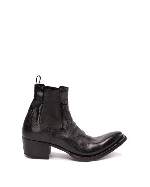 Prada Black `cowboy` Ankle Boots for men