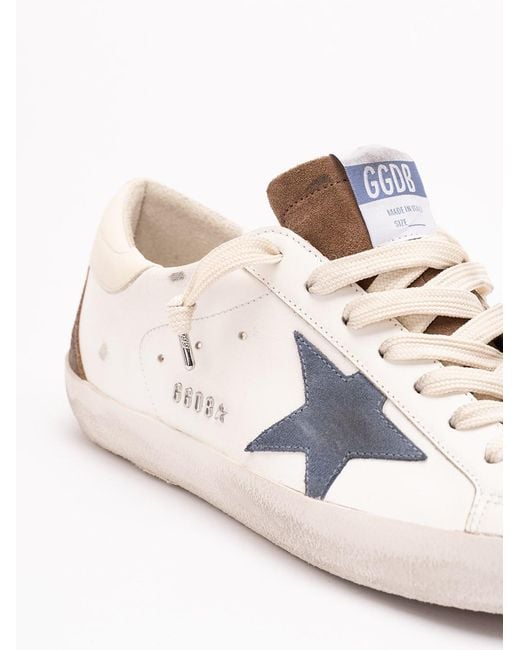 Golden Goose Deluxe Brand White 'Super-Star' Sneakers for men