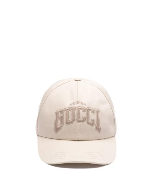 'Pecchi' Baseball Hat di Gucci in White da Uomo