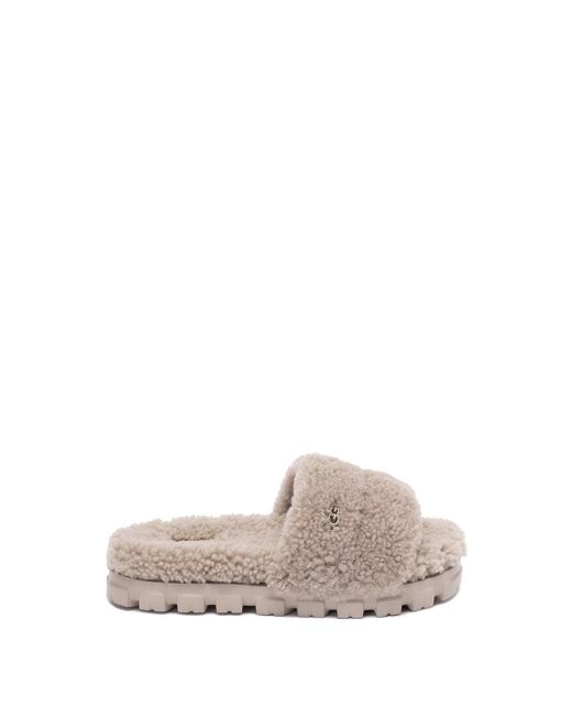 UGG `cozetta Curly` Slippers in Natural | Lyst