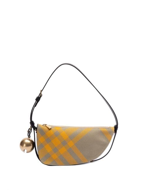 Burberry Metallic Mini `Shield Sling` Shoulder Bag