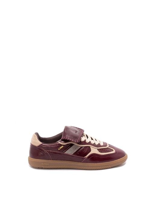Alohas Purple Leather Sneakers