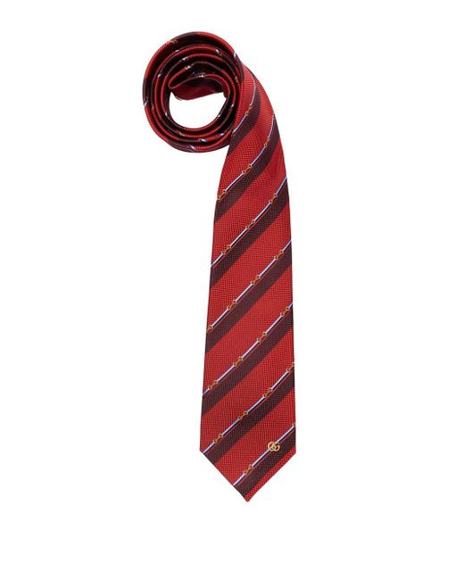 Gucci Red `lynn 7.0` Tie for men