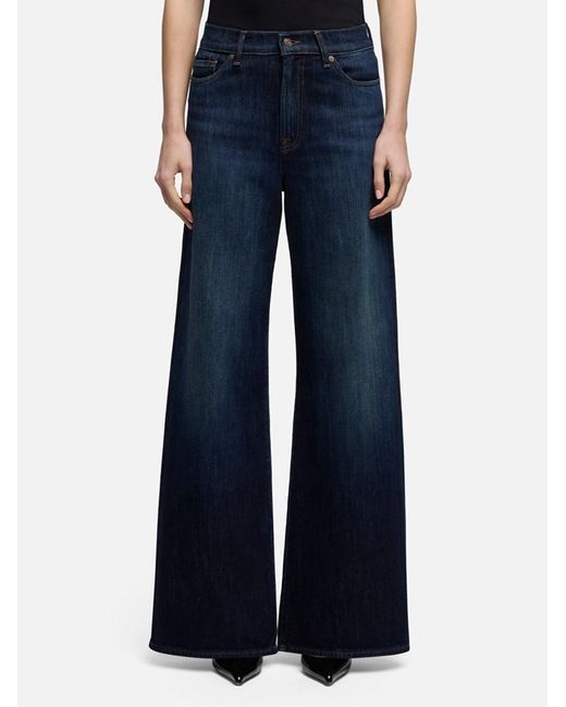 7 For All Mankind Blue 'Lotta' Tailorless Jeans