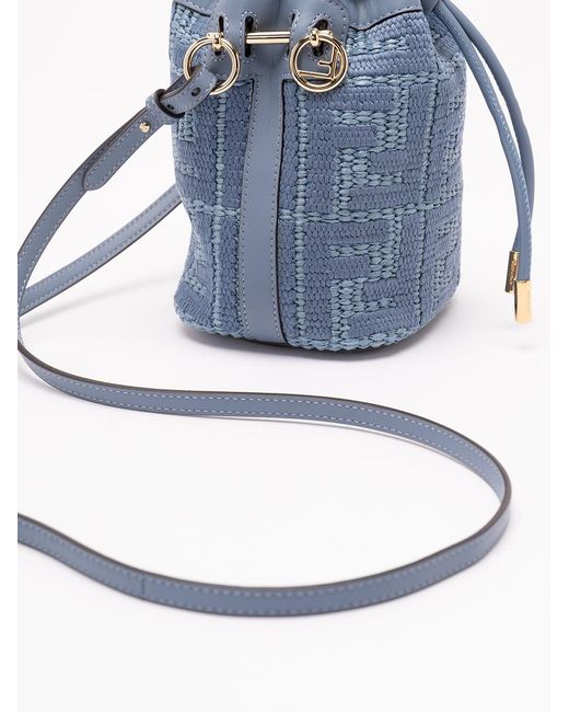 Fendi Blue 'Mini Mon Tresor' Bag