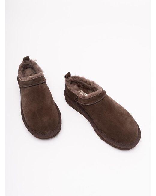 Ugg Brown Classic Micro Slippers