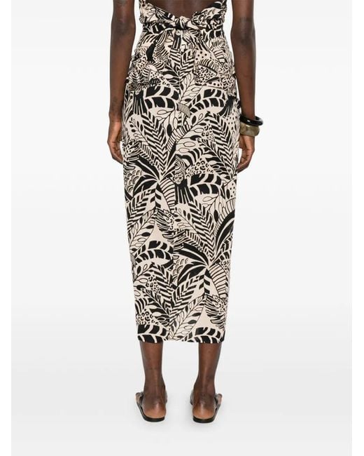Poupette White Long Skirt 'Uma'