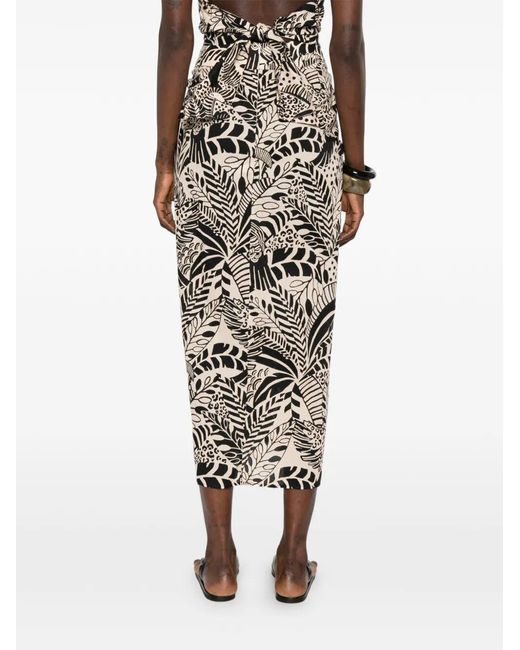 Poupette White Long Skirt 'Uma'
