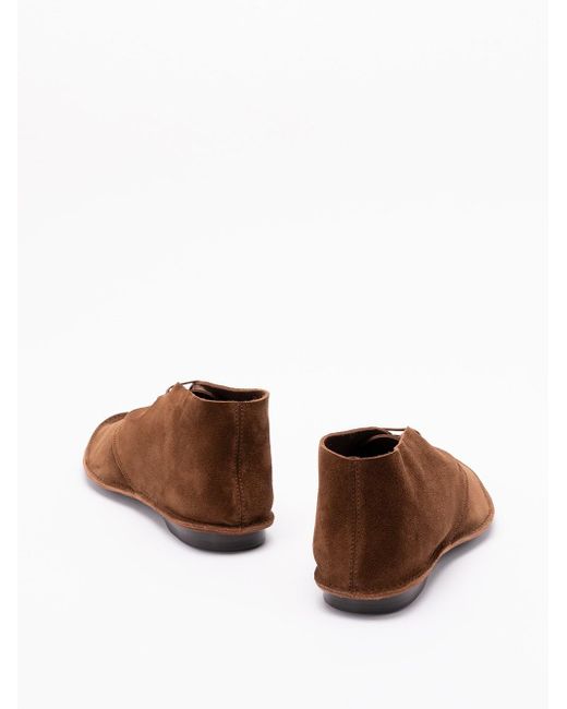 Saint Laurent Brown 'Valentin' Lace-Up Shoes for men
