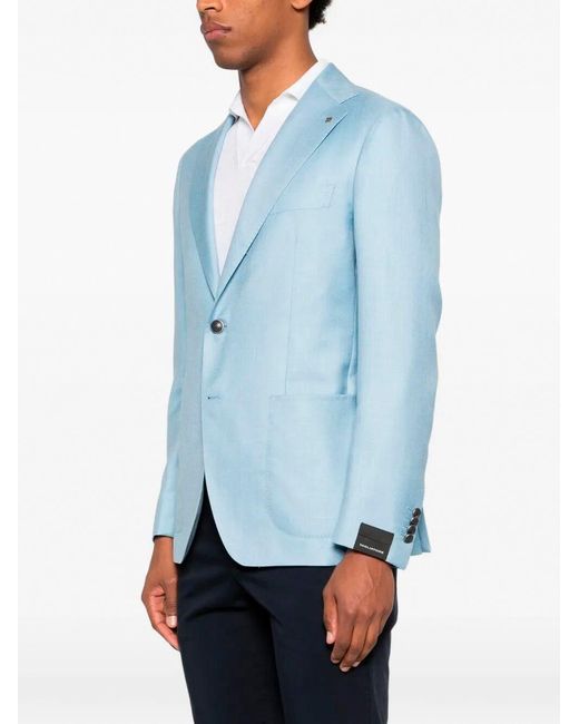 Tagliatore Blue 'Vesuvio' Jacket for men