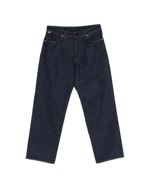 Stone Island Blue Denim-Rinsed' Jeans for men