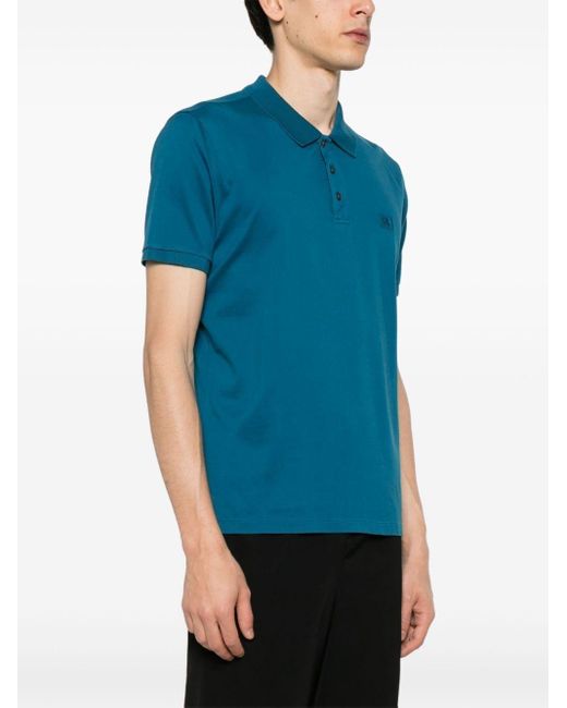 `70/2 Mercerized` Polo Shirt di C P Company in Black da Uomo
