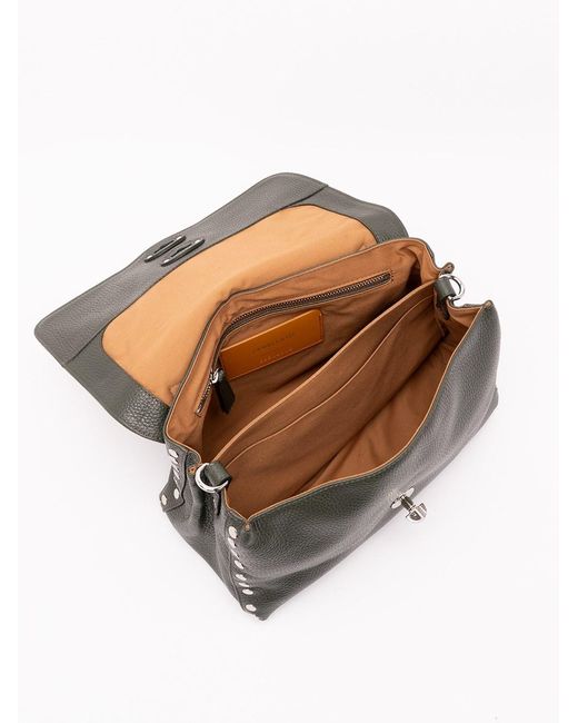 Zanellato Black Small 'Postina Daily' Handbag