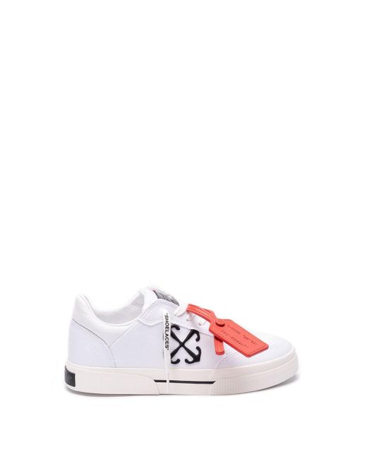 Off-White c/o Virgil Abloh Pink `new Low Vulcanized Canvas` Sneakers