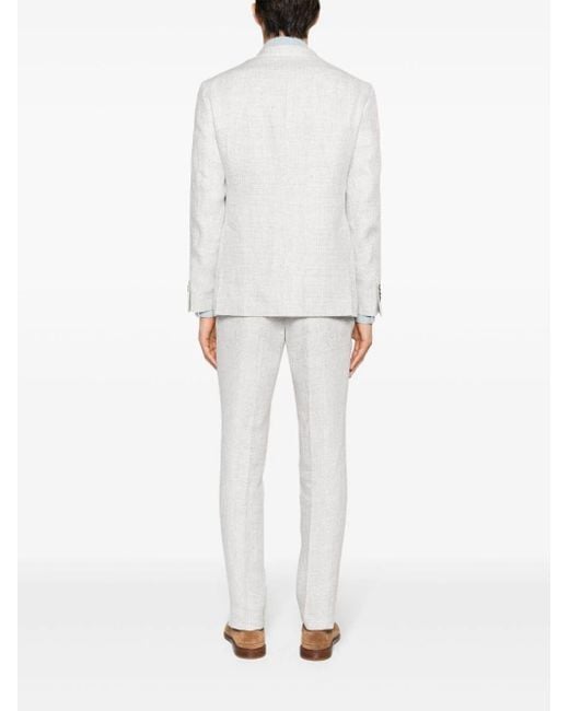 Luigi Bianchi Suit in White for Men | Lyst