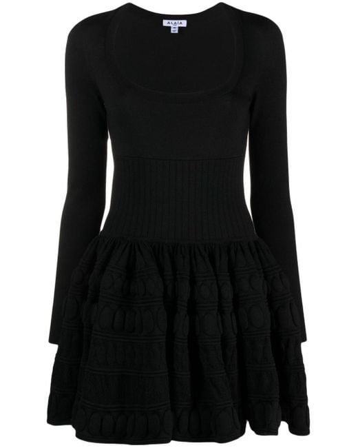 Alaïa Black Crinoline Dress 3D