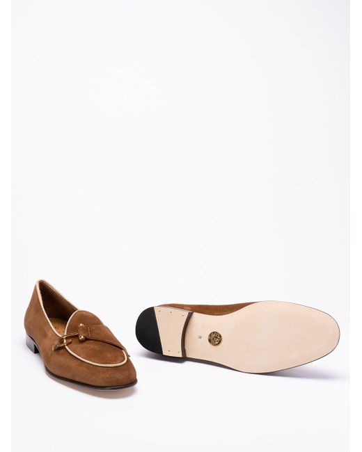 Edhen Milano Brown `Comporta` Loafers for men