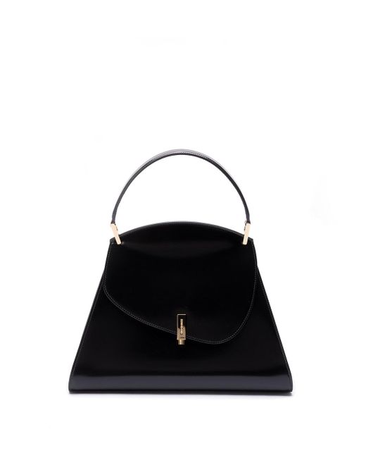 Ferragamo Black `Prisma` Top Handle Bag