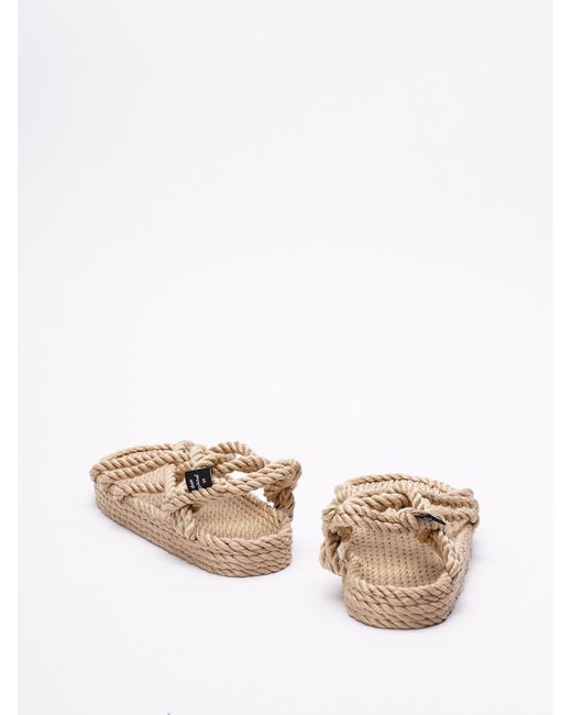 Nomadic State Of Mind White `Jc Double Decker` Sandals