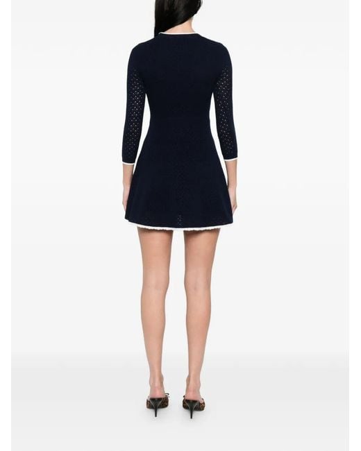 Self-Portrait Blue Dresses