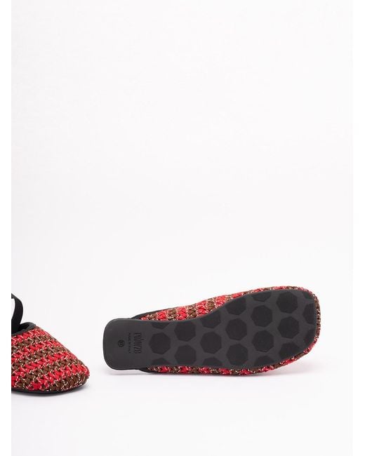 FLOWZE Red Mules
