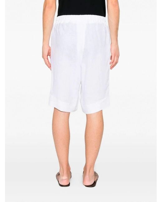 Kiton White 'Kapaa' Shorts for men