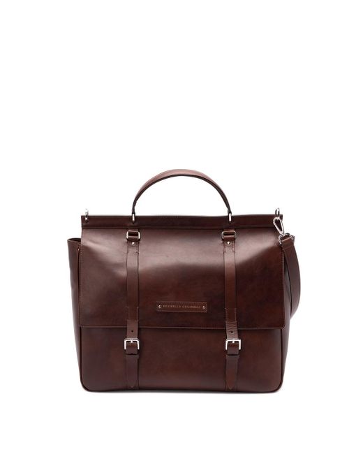 Brunello Cucinelli Brown Travel Bag for men