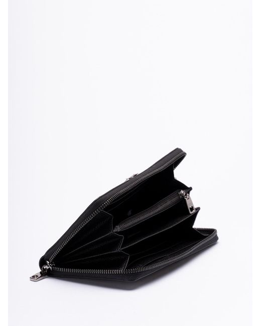 Dolce & Gabbana Black Vertical Card Holder With Logo Tag for men