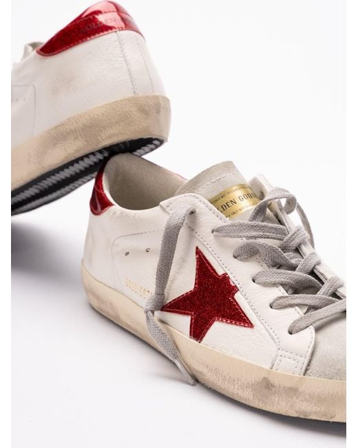 Golden Goose Deluxe Brand Pink `Super Star` Sneakers