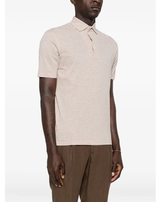Barba Napoli White Polo for men