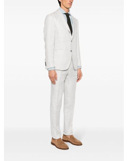 Luigi Bianchi Suit in White for Men | Lyst