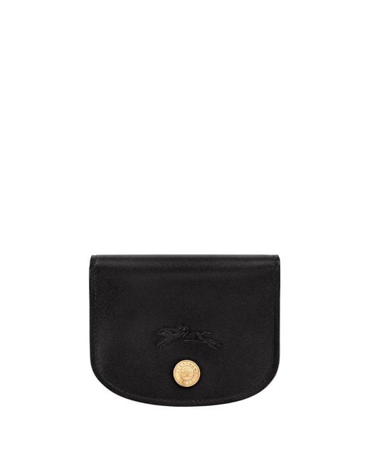 Longchamp Black 'Epure Timeless' Card Holder