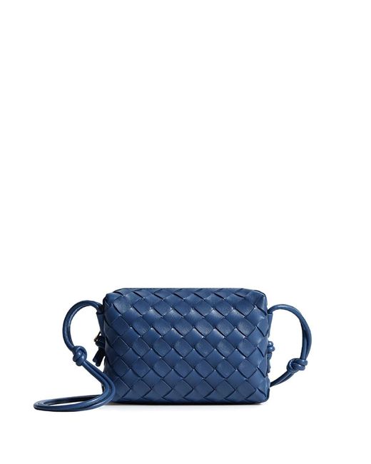 Bottega Veneta Blue 'Mini Loop' Camera Bag