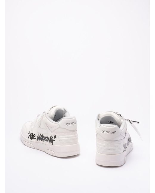 `Out Of Office` `For Walking` Sneakers di Off-White c/o Virgil Abloh in White da Uomo