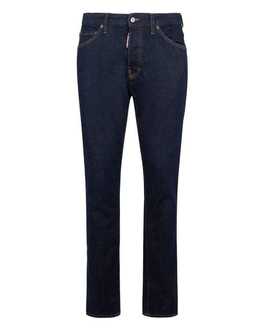 DSquared² Blue 'Teddy' 5 Pocket Jeans for men