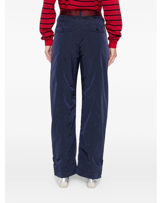 Pinko Blue Pavlova Belt-loop Trousers