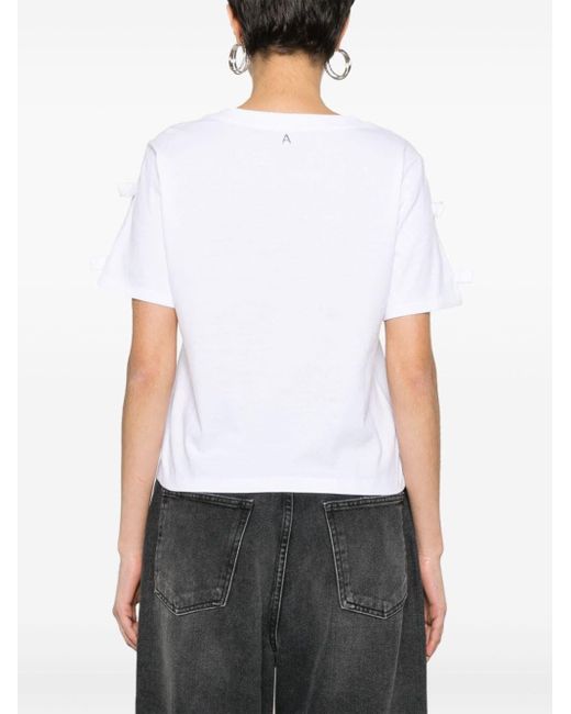 Twin Set White `Actitude` T-Shirt