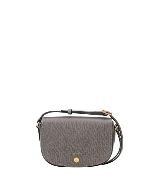 Longchamp Gray 'Epure' Small Crossbody